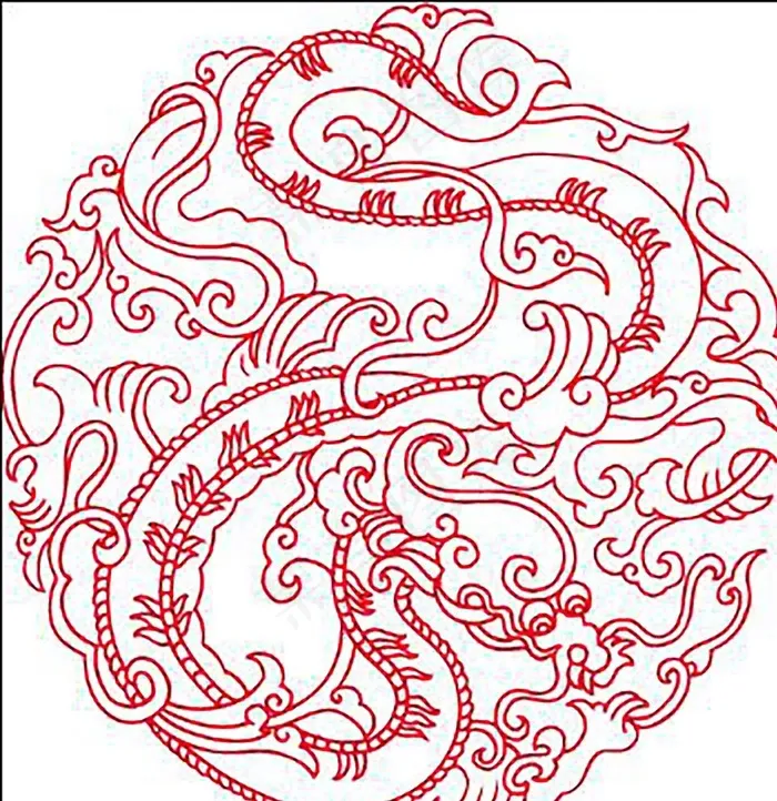 龙图片ai矢量模版下载