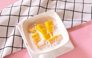 芒果椰汁西米露图片