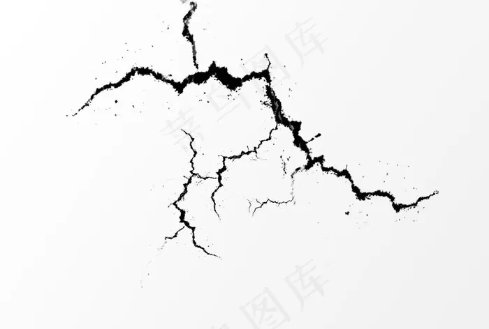 裂痕图片psd模版下载