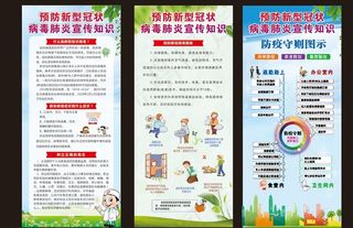 防疫 新冠展架图片