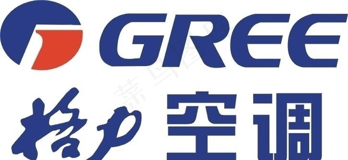 格力空调logo图片cdr矢量模版下载