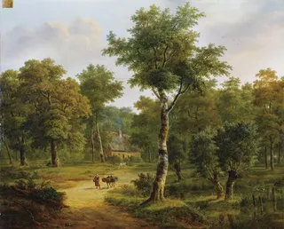 欧美风景油画图片