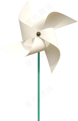 白色纸风车图片