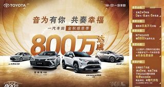 一汽丰田车展背景图片