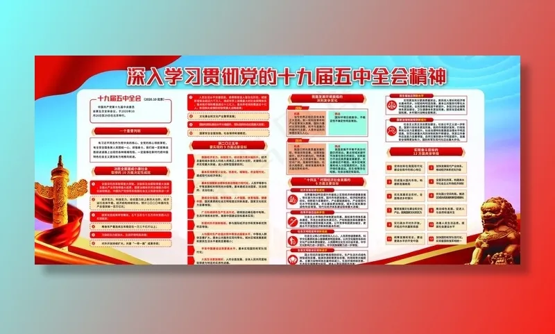 十九届五中全会图片(6576X3033(DPI:72))psd模版下载