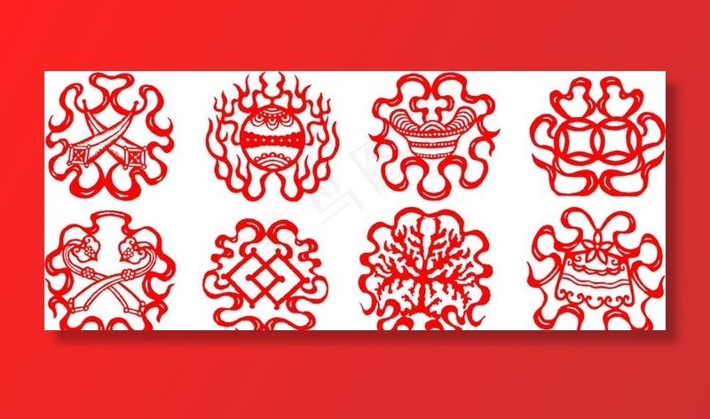 高清八宝图片