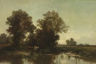 欧美风景油画图片