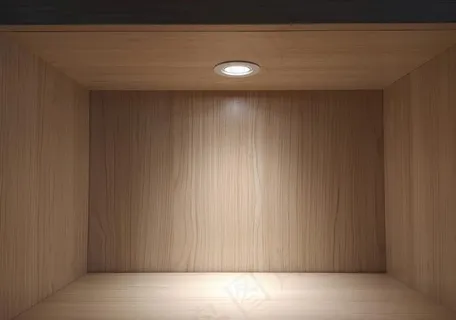 灯光木柜图片