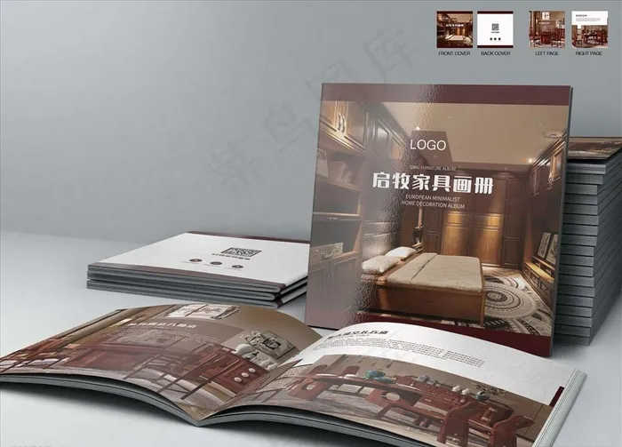 家具画册图片ai矢量模版下载