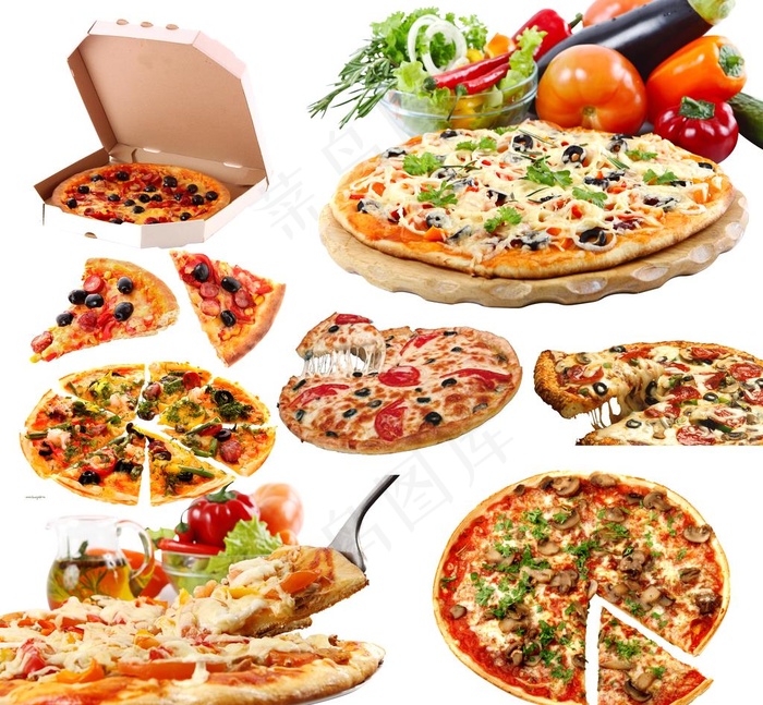 披萨素材图片