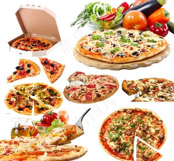 披萨素材图片