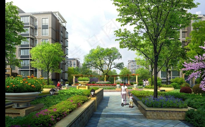 小区效果图图片