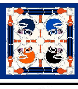 方巾 大牌方巾 马头 皮带图片