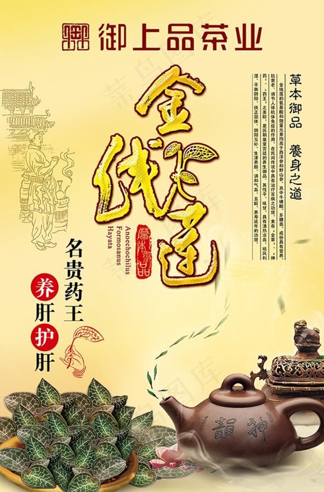 金线莲海报图片(1984X3118(DPI:72))psd模版下载