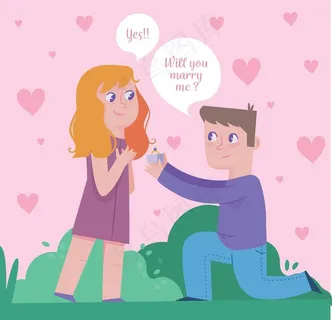 卡通人物求婚图片 卡通人物求婚图片