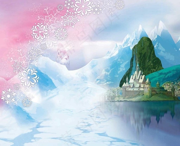 冰雪奇缘背景图片