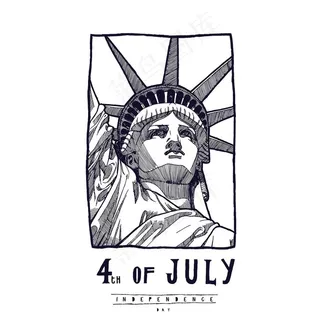 自由女神素描画像图片