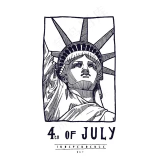 自由女神素描画像图片