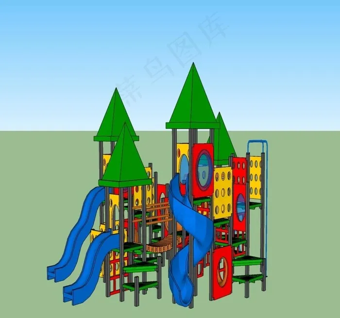 su儿童娱乐设施模型图片