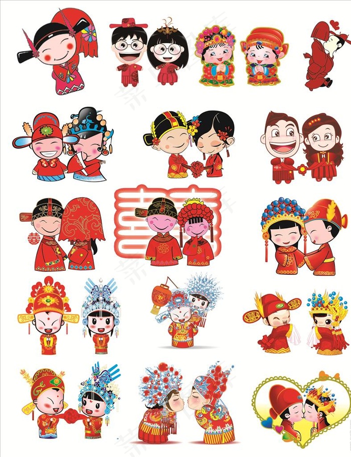 卡通新人图片(4724X5906(DPI:150))psd模版下载