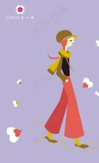 女装品牌形象展板图片