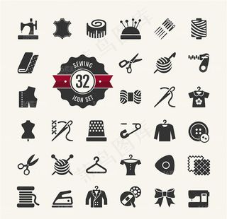 时尚彩色图标矢量素材集合7图片