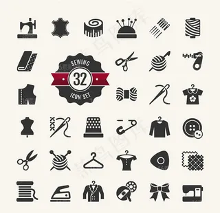 时尚彩色图标矢量素材集合7图片