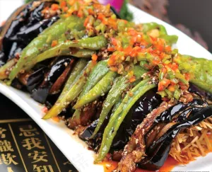 烧烤茄子图片