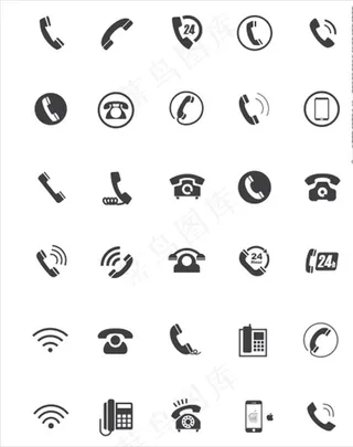电话符号图片