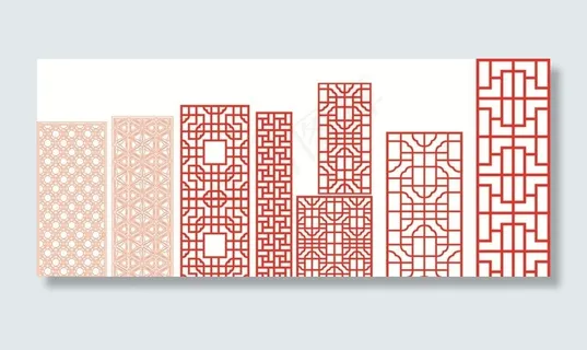 异形 边框 镂空 雕刻 中国风图片