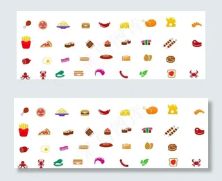 食品图标图片