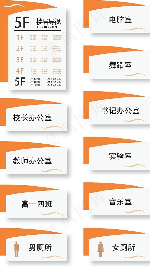 门牌图片eps,ai矢量模版下载