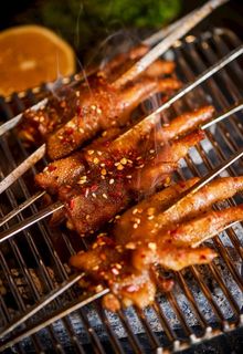 烤鸡爪图片
