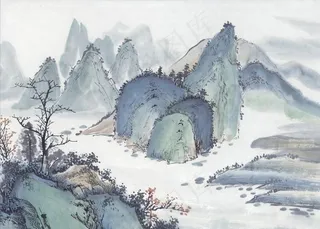 国画山水图片