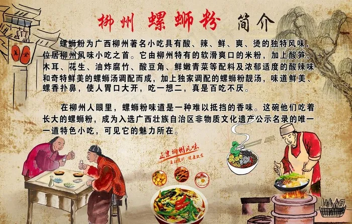 螺蛳粉简介 螺蛳粉海报图片(4252X2657(DPI:72))psd模版下载