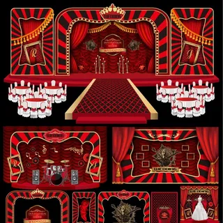 百老汇主题婚庆素材图片