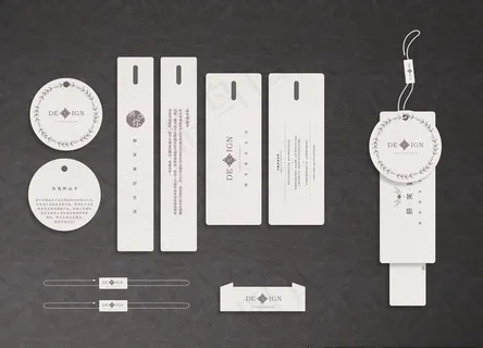 复古高档小清新吊牌图片