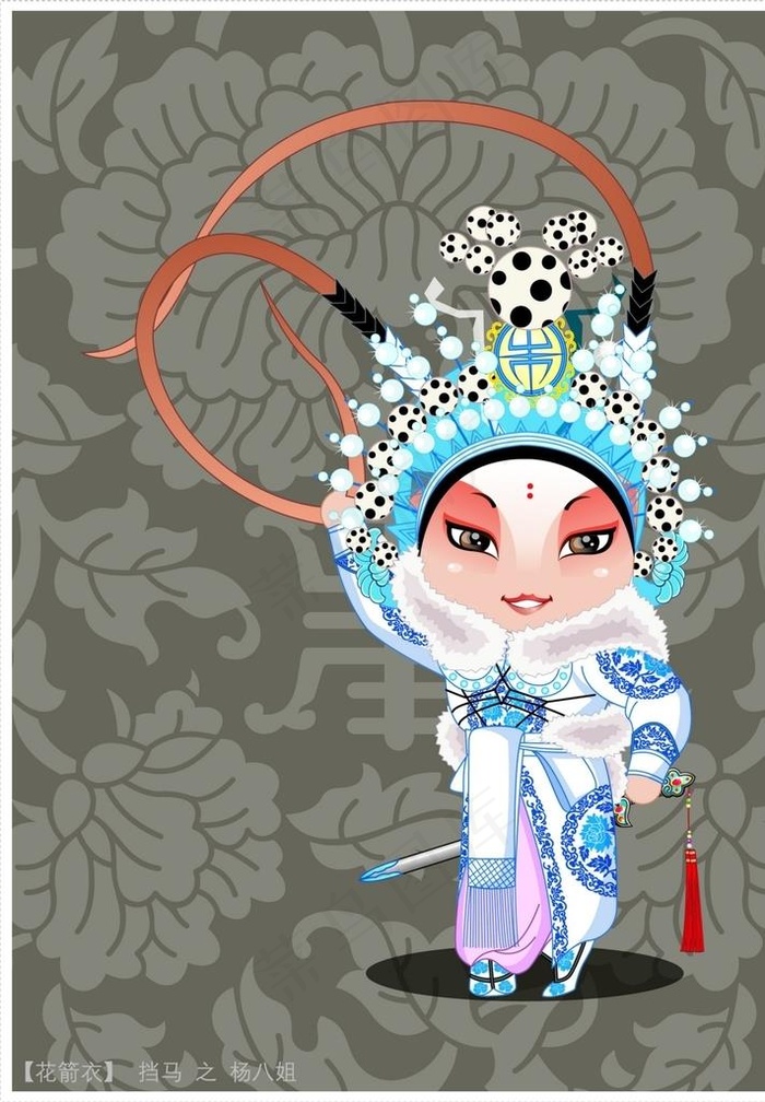 卡通京剧人物图片