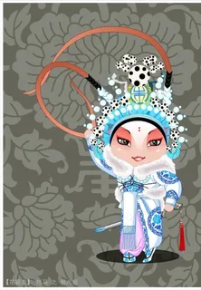 卡通京剧人物图片 卡通京剧人物图片