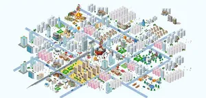 2.5D城市群图片