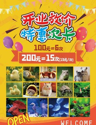 宠物卡通海报图片