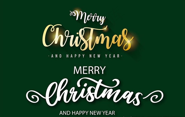 圣诞节节日艺术字英文字图片