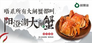 阳澄湖大闸蟹海报图片