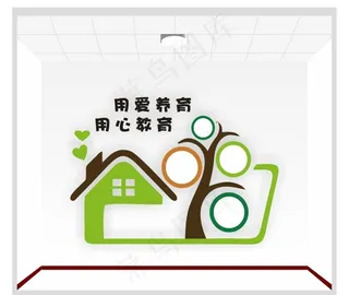 卡通背景墙图片