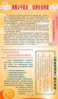劳动就业促进法宣传图片