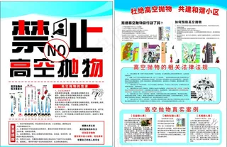 禁止高空抛物 单页图片