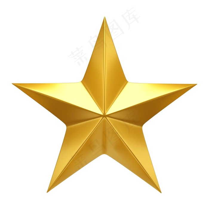 金属五角星图片