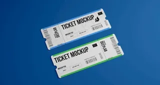 门票样机图片