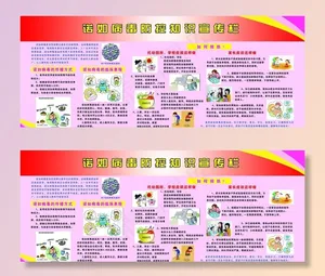 诺如病毒防控知识宣传栏图片