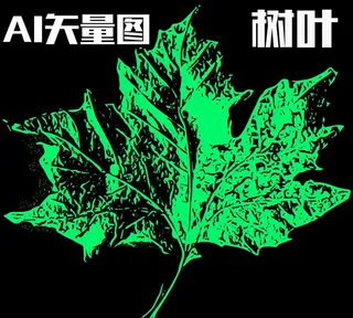 树叶 ai矢量图图片